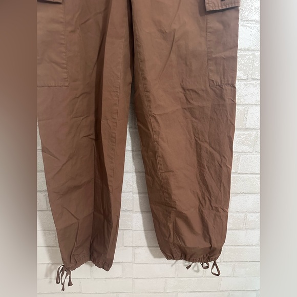 Playboy Pacsun Women’s Cargo Pants XS Brown Lightweight Cotton Relaxed #3004 - Picture 2 of 8